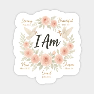 Faithful Affirmations Wreath Magnet