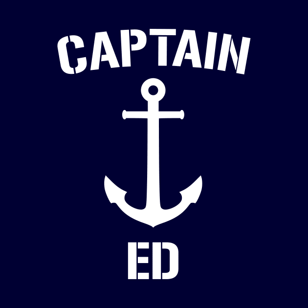 Nautical Captain Ed Personalized Boat Anchor by Rewstudio