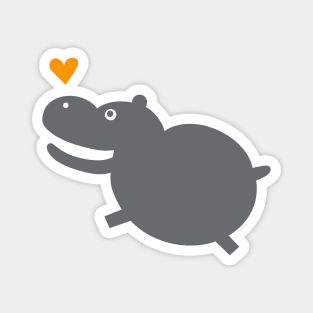 Jumpy Hippo Magnet