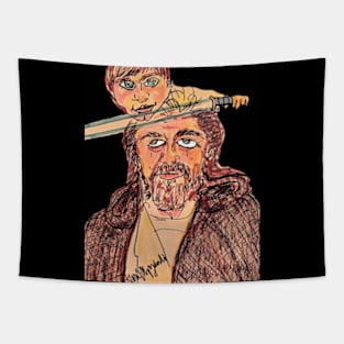 Luke Skywalker Then and Now Tapestry