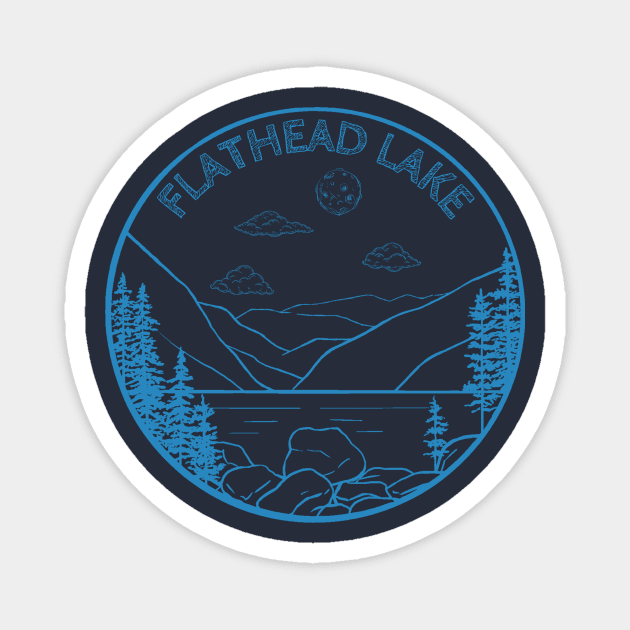 Flathead Lake Magnet by soulfulprintss8