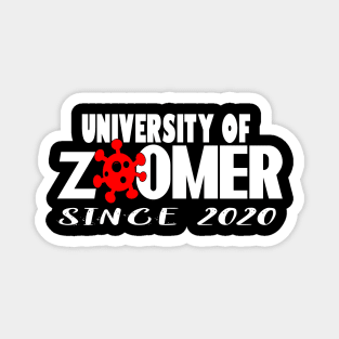 ZOOMER UNIVERSITY T-SHIRT Magnet