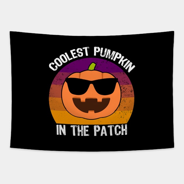 coolest pumpkin in the patch Tapestry by Teesamd