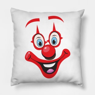 Clown Face Pillow