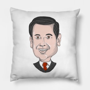 Marco Rubio Caricature Pillow