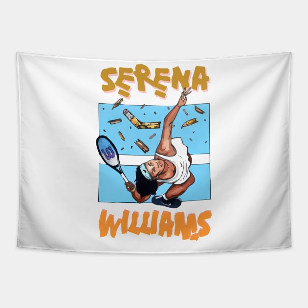 Serena Williams Tapestry by 09abangtengu