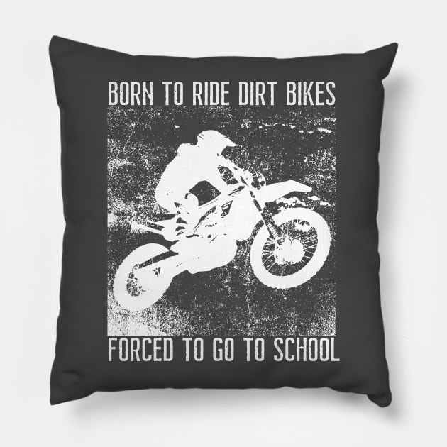 Born To Ride Pillow by debageur