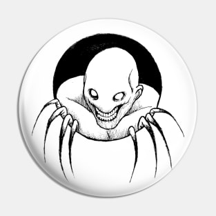 Out of your hole (Black and white) Pin