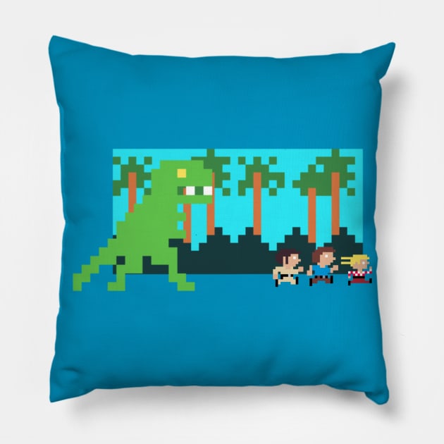 Run, Holly! Run! Pillow by AlexRobinsonStuff