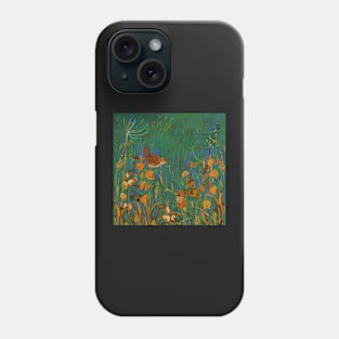 Winter Glimpse - Wren and Physalis Phone Case