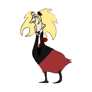 Junko Enoshima as a goose T-Shirt