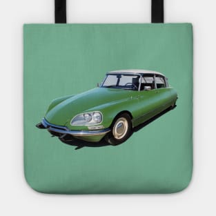 Citroen DS in Green Tote