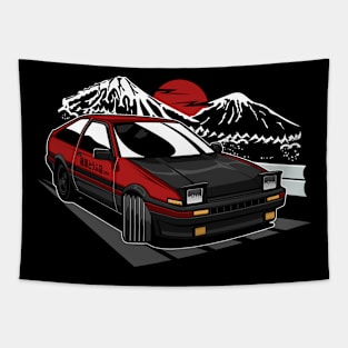 red  ae86 hachiroku Tapestry