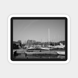 Moored boats on the Norfolk Broads Magnet