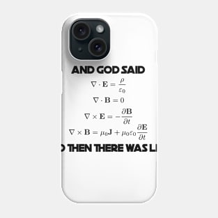 Maxwell's equation Phone Case