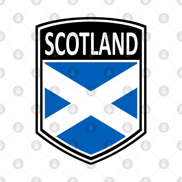 Flag Shield - Scotland by Taylor'd Designs