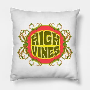 High Vines Vintage Design Pillow