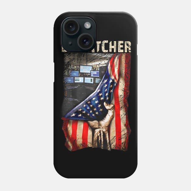 Dispatcher Flag Phone Case by arlenawyron42770