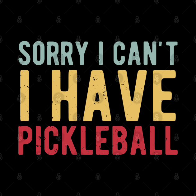 sorry i cant i have pickleball by Gaming champion