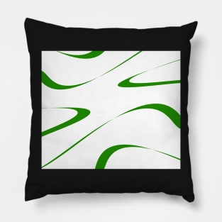 Abstract - green and white. Pillow