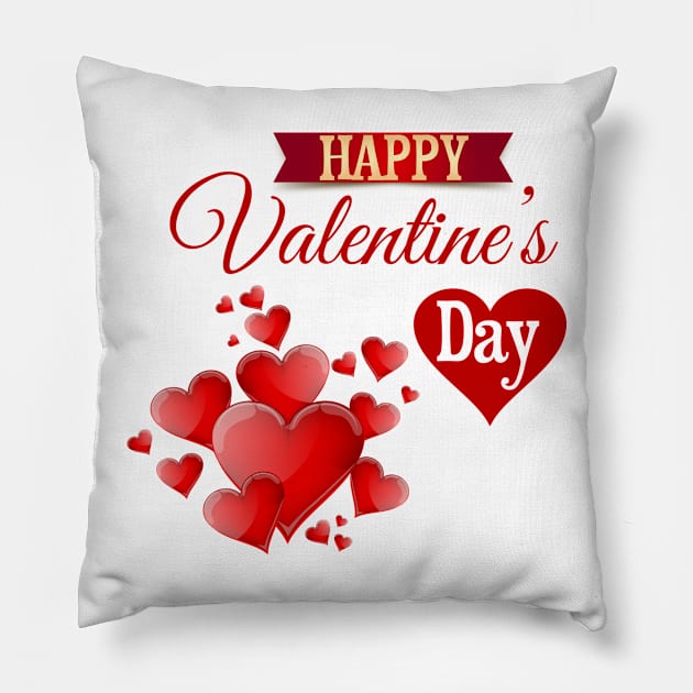 Valentine 107 Pillow by dangkhoa