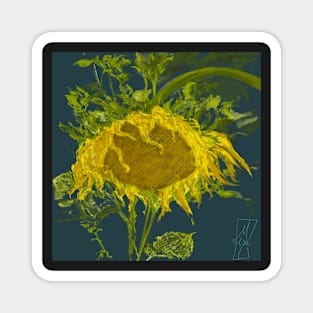 Sunflower without Van Gough Magnet