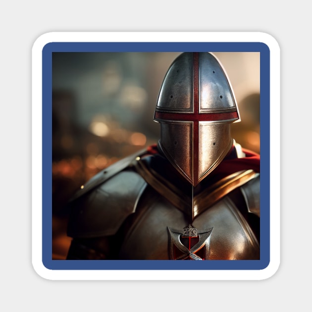 Knights Templar in The Holy Land Magnet by Grassroots Green