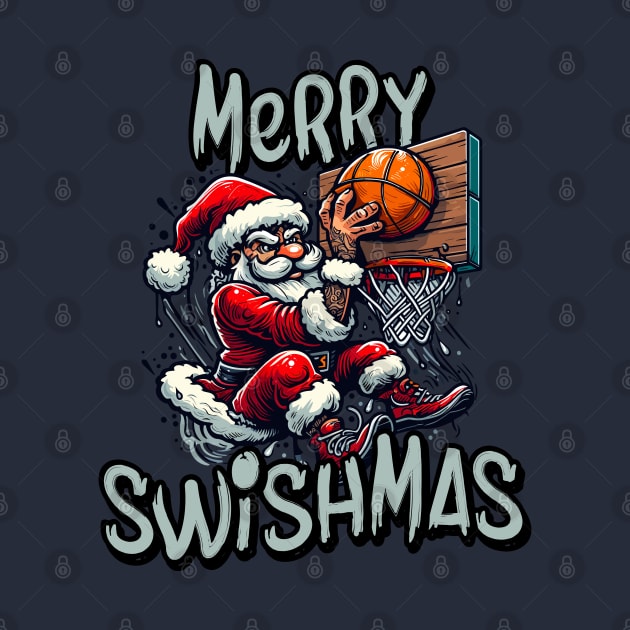 Merry Swishmas - Basketball Santa by TwistedCharm