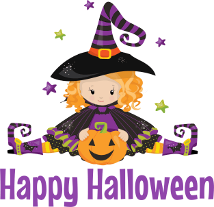 Halloween Witch Shirt Pumpkin Stars Witchy Tee Magnet