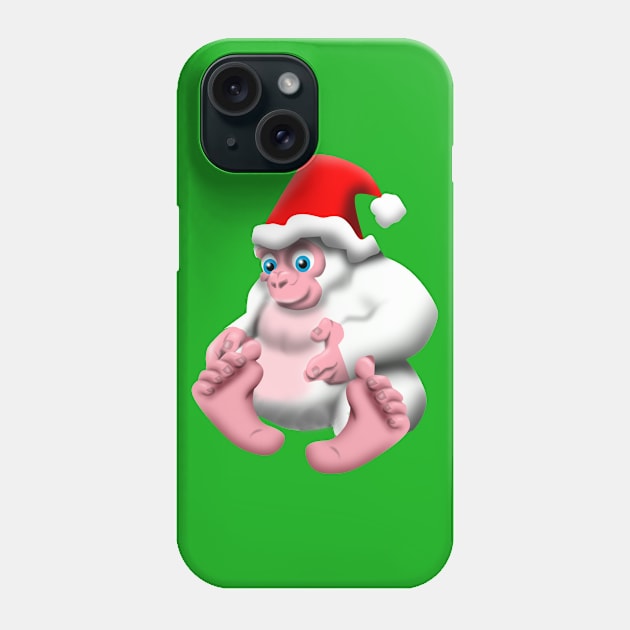 Christmas Yeti Phone Case by Wickedcartoons