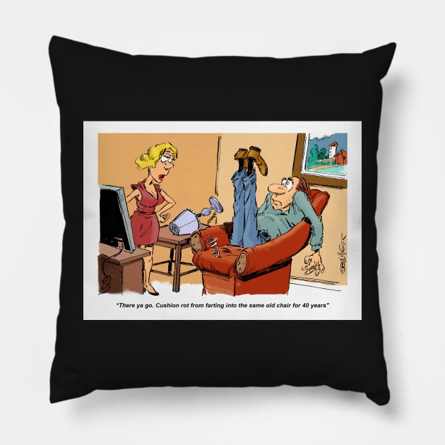 That Favorite Old Chair Pillow by Steerhead