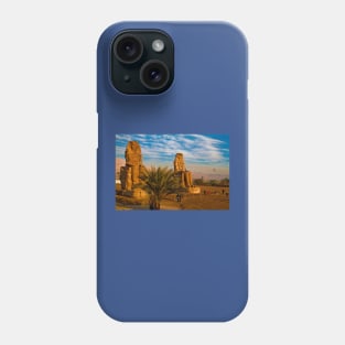 Egypt. Luxor. Colossi of Memnon. Phone Case