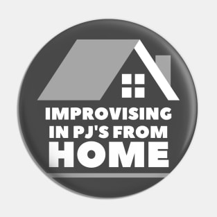 The Physically Distanced Improviser Pin