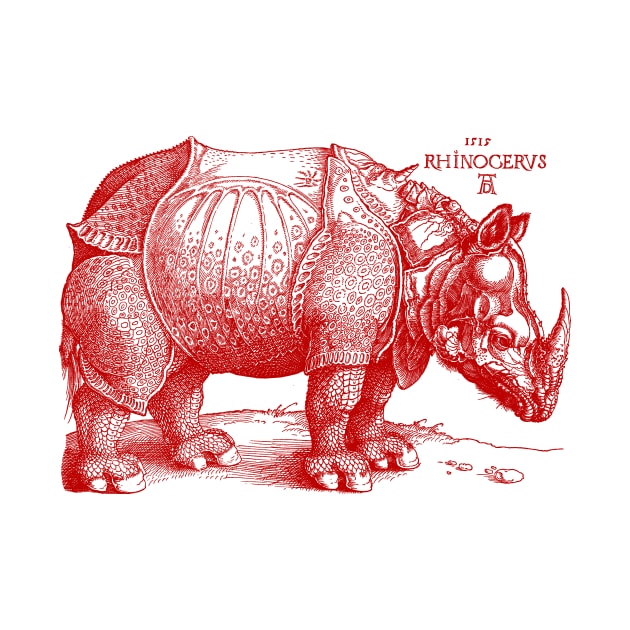 Albrecht Durer's Rhinoceros by Pixelchicken