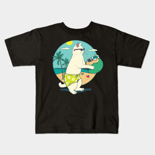Katze Macht Urlaub Katze Urlaub Kids T Shirt Teepublic