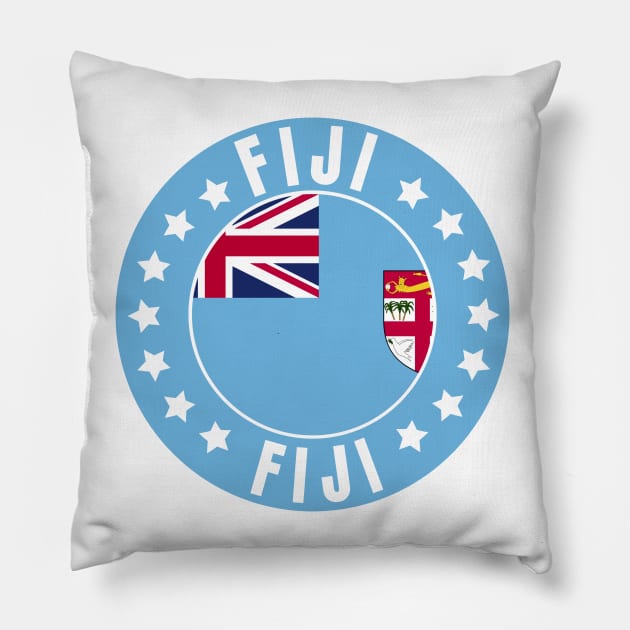 Fiji Pillow by footballomatic