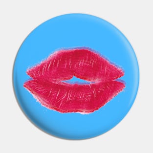 Lipstick lips Pin