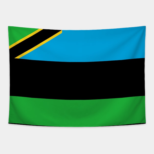 Flag of Zanzibar Tapestry by FanaticTee