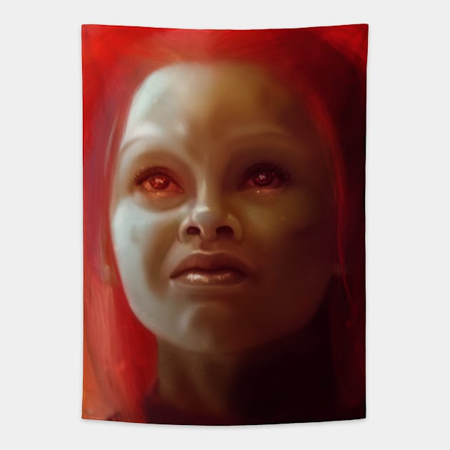 Gamora Tapestry by Purplehate