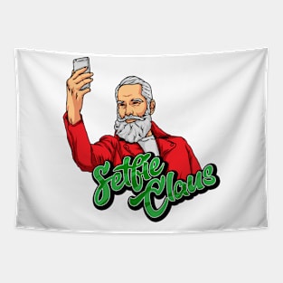 Selfie Claus Tapestry