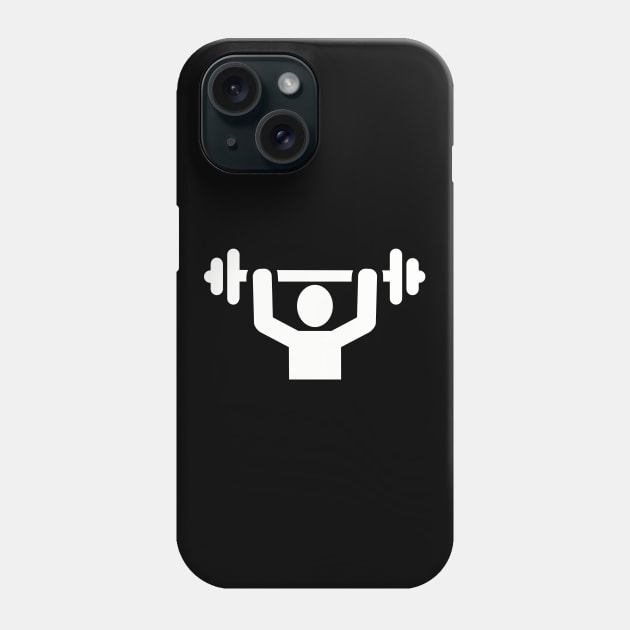 Weightlifting Phone Case by Designzz