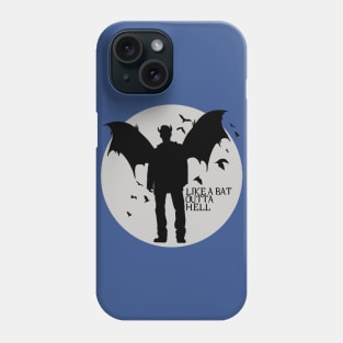 Like a bat outta hell Phone Case