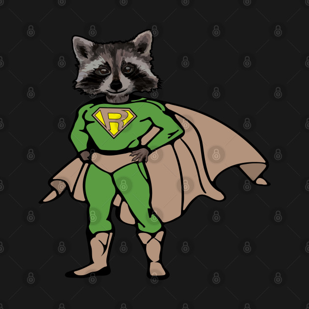 Disover Super Raccoon - Raccoon - T-Shirt