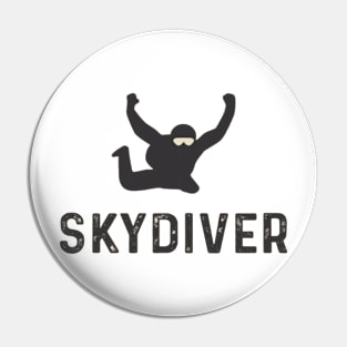 Skydiver parachute - Jump into the void Pin