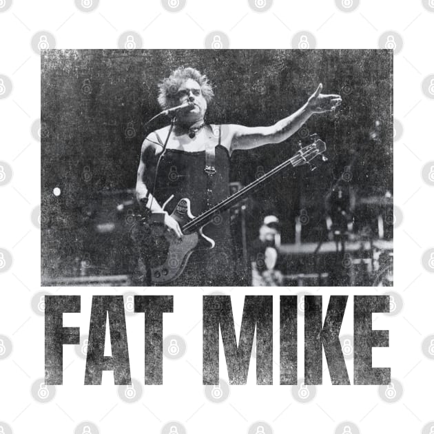 FAT MIKE simple urban black n white by sagitaerniart