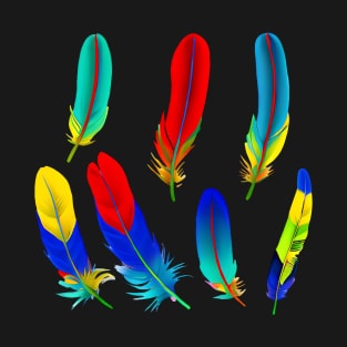 parrot feathers T-Shirt
