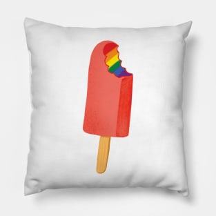 Pride Popsicle LGBTQ flag on a Popsicle Pillow