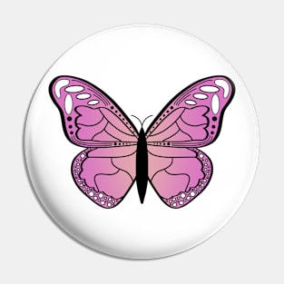 Pink Butterfly Pin