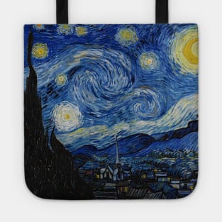 The Starry Night - Vincent Van Gogh - Exhibition Poster Tote