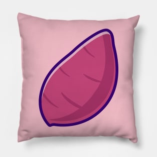 Purple Sweet Potato Cartoon Pillow